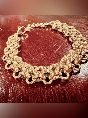 18K Gold Plated Chain Link Bracelet